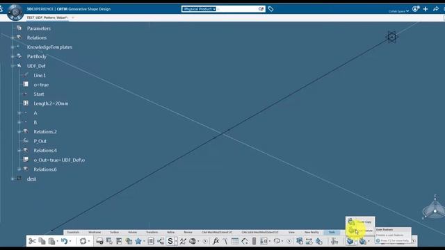 3DEXPERIENCE Tutorial: how to link parameters in UDF instantiated by Knowledge Pattern