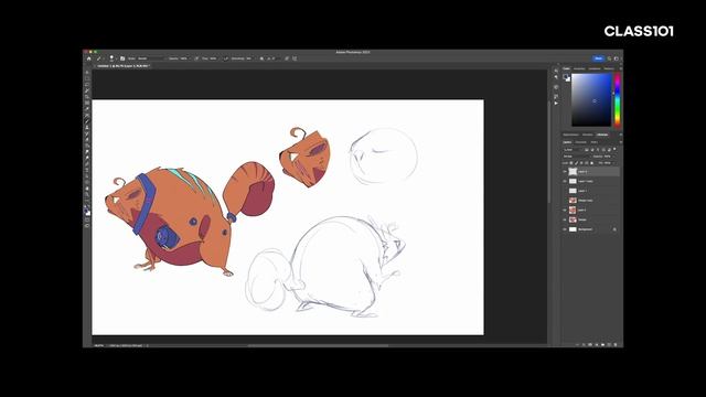 6)01 Posing your creature