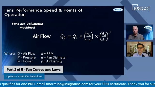 HVAC Fans 101 – LIVE PDH Event - Fan Characteristics and Applications.