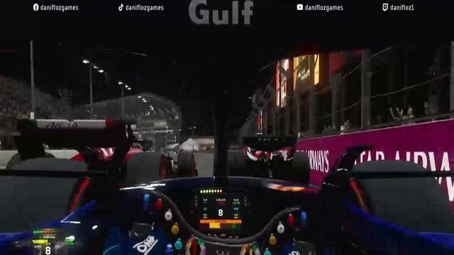LAS VEGAS GP (Race) F1 2023 Career Mode ｜ Cockpit View ＊no comments - Williams FW45_5