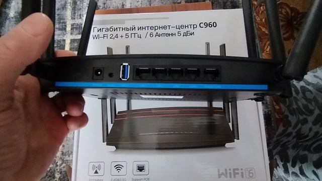 ОБЗОР НА РОУТЕР C960/ АХ300 Wi-Fi / 6 .