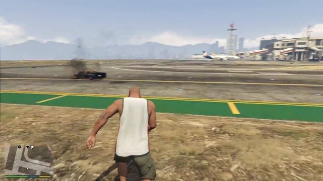 The plane crashed maze Bank tower | GTA 5