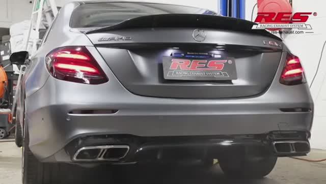 Управляемая выхлопная система RES-EXHAUST для Mercedes-Benz AMG E63 S AMG 4.0TT 2016-2018