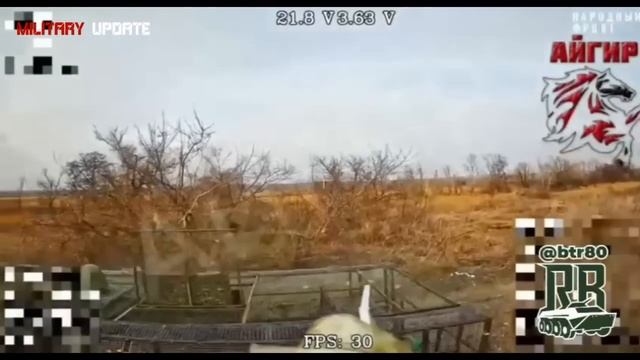 Напряжённые моменты боя между российскими и украинскими войсками в Мариуполе.