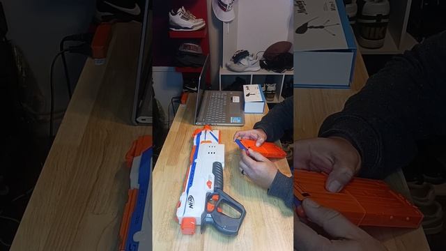 Nerf Motostryke, Nerf Roughcut 2x4 and Nerf Modulus Regulator mild Build