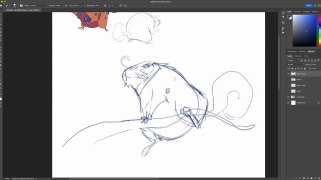 6)05 Refining pose Timelapse