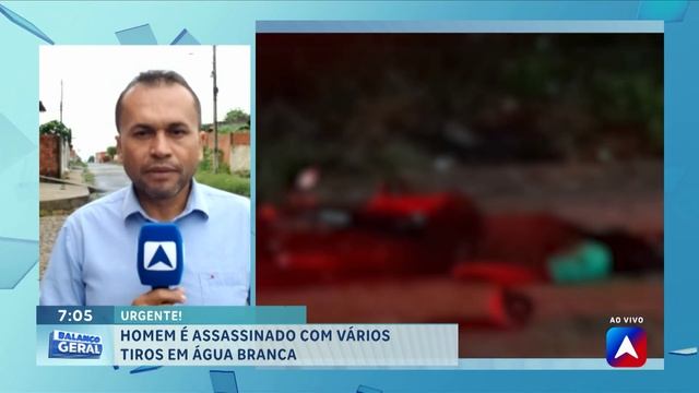 Homem é assassinado com vários tiros em Água Branca