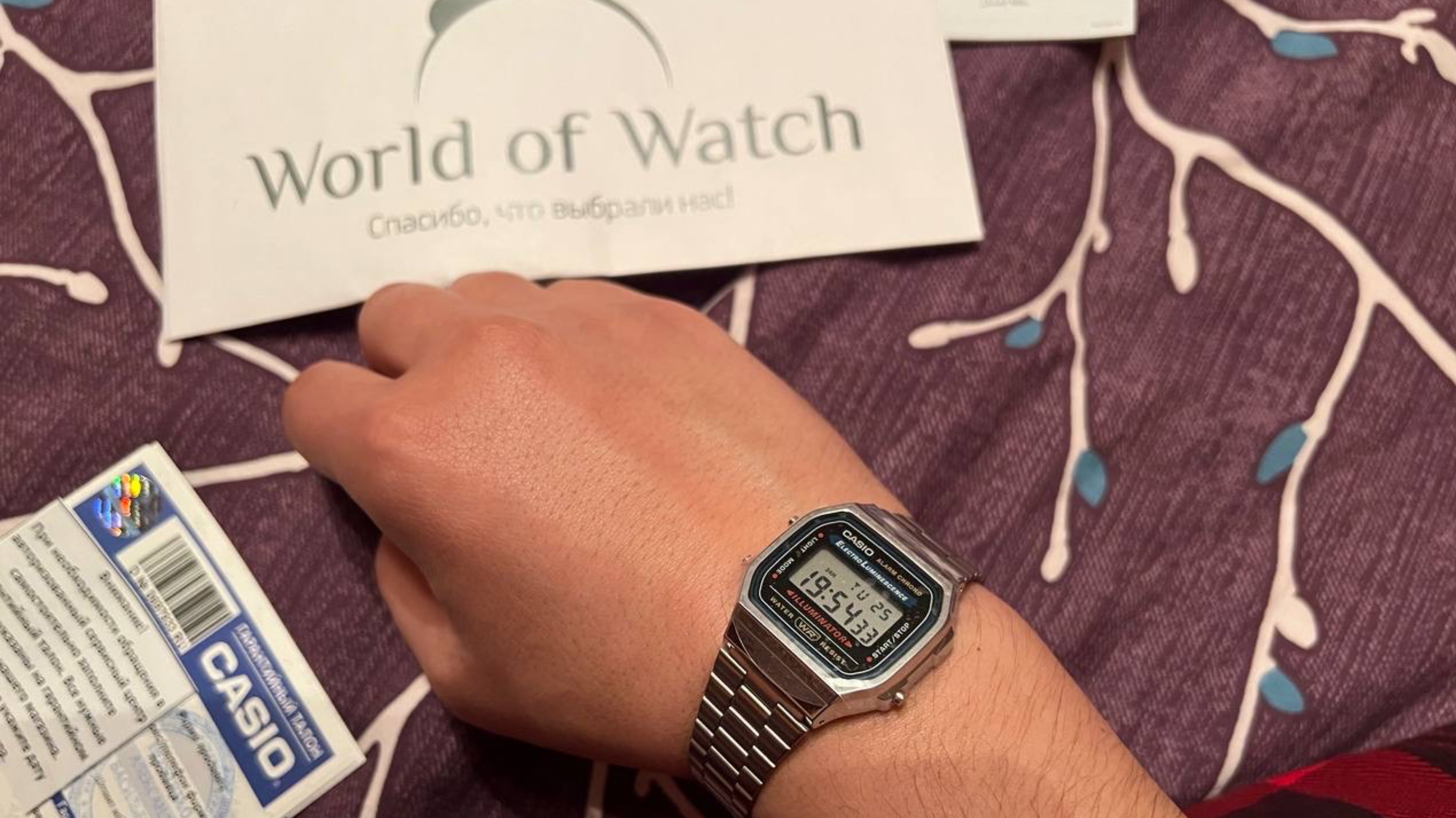 Обзор оригинальных японских наручных часов CASIO A168WA-1 от World of Watch