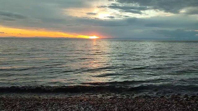 Закат на Байкале