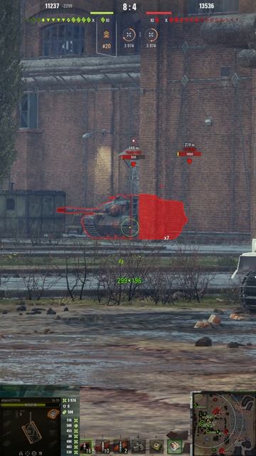 Vz. 55 Хороший бой 8444 урона ! Взрыв БК в конце!