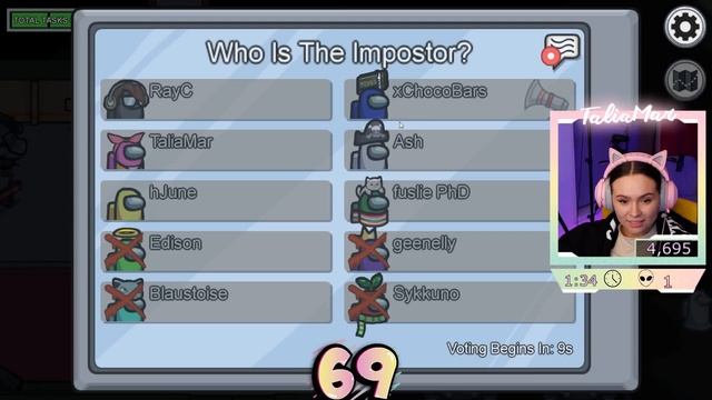Among Us, but Fuslie and Talia Mar solve crime with 10,000 IQ...