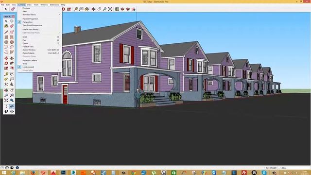 Sketchup Kamera Pozisyonu Ayarlama 05
