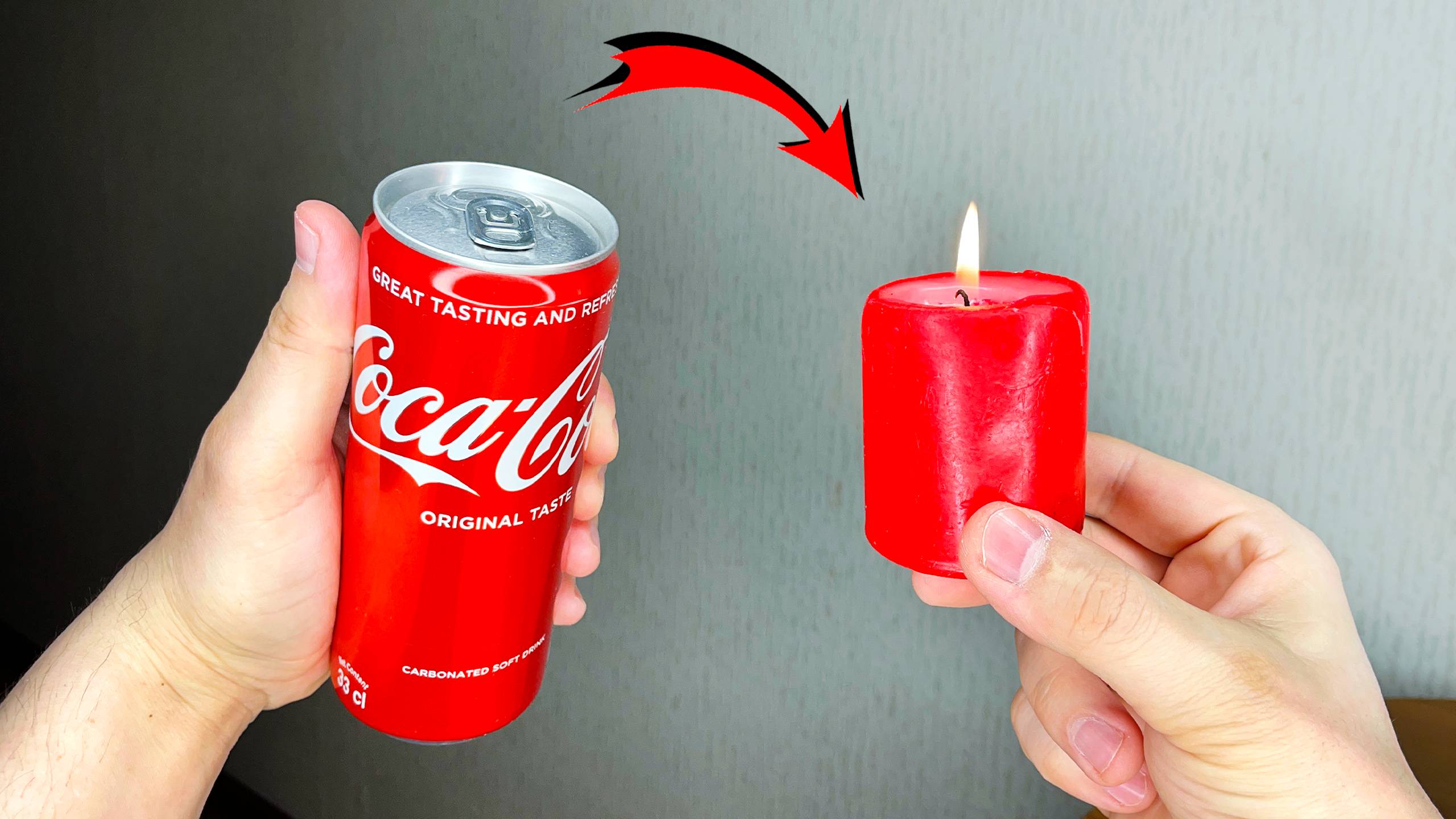 Как ОБОГРЕТЬСЯ с ПОМОЩЬЮ БАНКИ от Coca-Cola и СВЕЧКИ?! Бытовой совет.