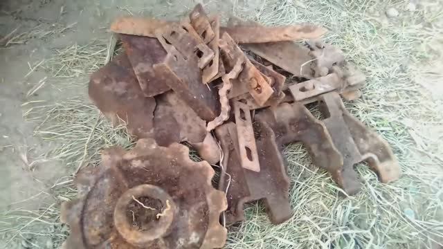 Дождался!!! Коп металлолома по открытой земле.