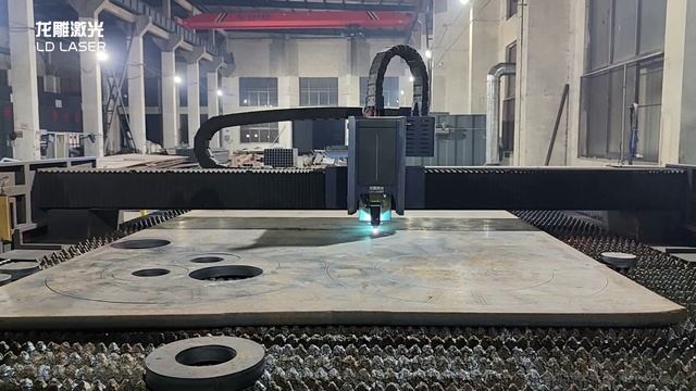 Лазерная резка 80kw режет 50мм станок LDlaser