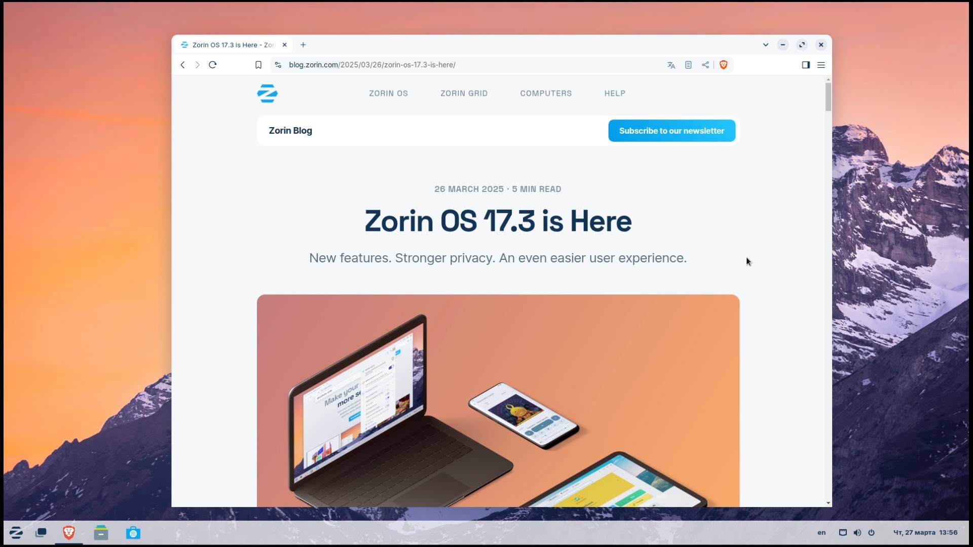 Zorin OS 17.3 Что Нового?