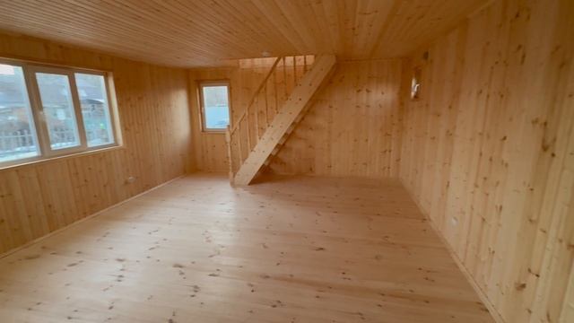 Каркасный дом 5/6м в два этажа + терраса 5/3м от компании Лесное раздолье Омск