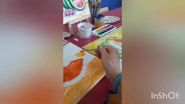 🎨AРТ-ОБУЧЕНИЕ🎨Пишем арбуз