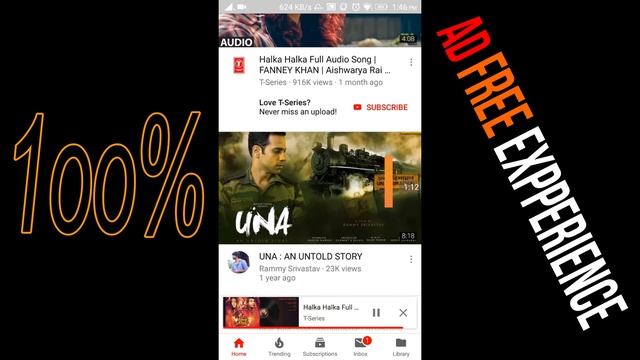 Watch YouTube Videos without any adds ?Play videos in background? no ROOT required