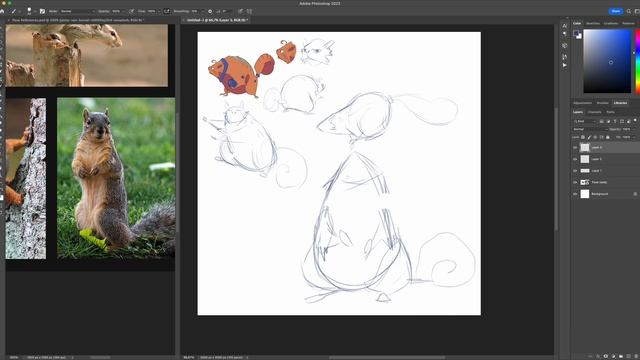 6)04 Pose thumbs Timelapse