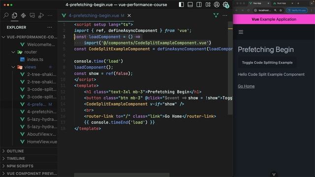 04 - How to Prefetch Lazily Loaded Vue Components