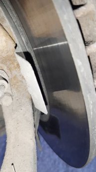 Кия соул, состояние тормозного диска на пробеге 68300 км