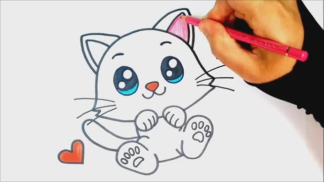 КАК ЛЕГКО НАРИСОВАТЬ КОТА
