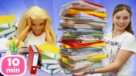 Барби проспала на работу! Помогаем ей собраться и выбрать новый уютный дом!