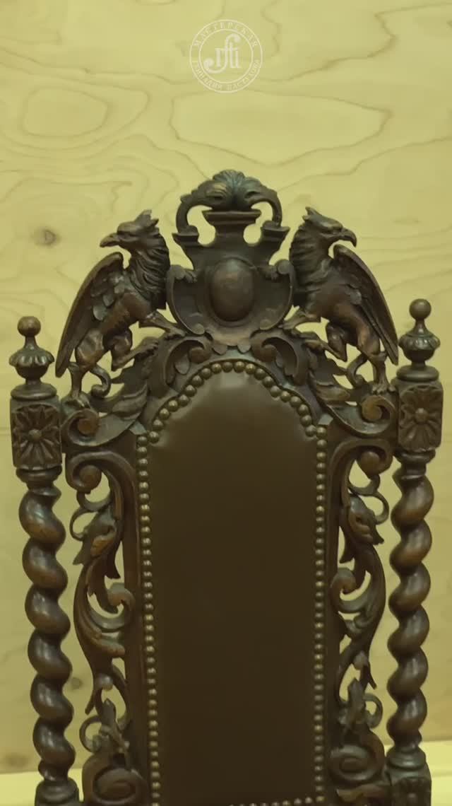 Реставрация спинки стула