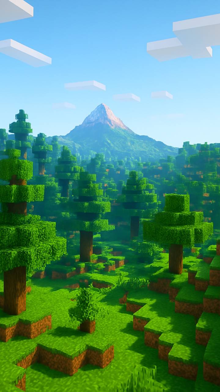Путешествие по холмистому лесу! 🌲⛰️ | Minecraft Shorts