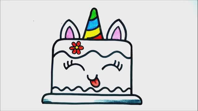 КАК НАРИСОВАТЬ МИЛЫЙ ТОРТ ЛЕГКО ШАГ ЗА ШАГОМ