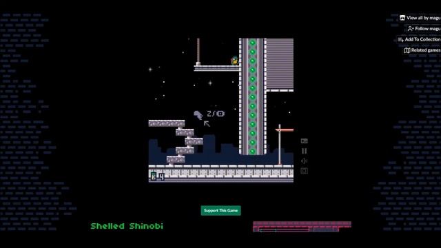 Shelled Shinobi -on Pico-8- by magu