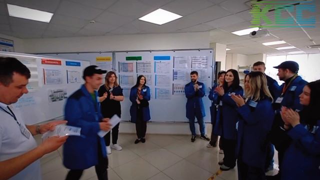 Команда КСС на  учебной производственной площадке "Фабрики процессов".