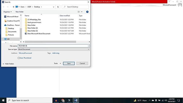 Word to PDF convert