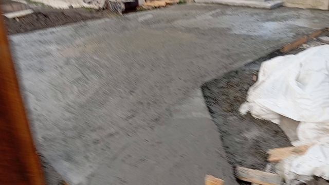 Анапа бетон 9 кубов вдвоём с женой за день