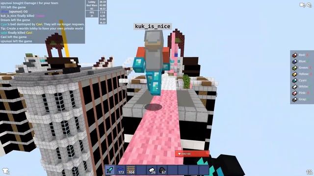 Bloxd.io Bedwars Clutch!!!!
