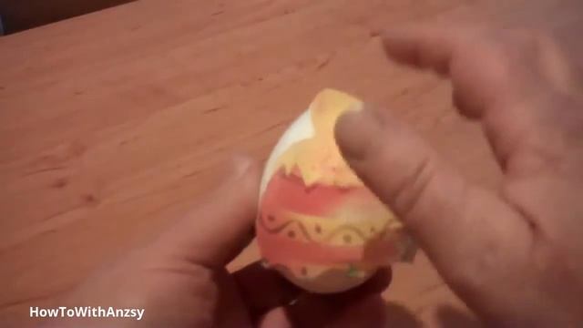 Decoupage Easter egg tutorial.How to decorate with napkin.