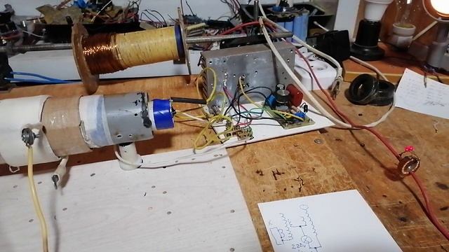 Работа приемника на нагрузку.