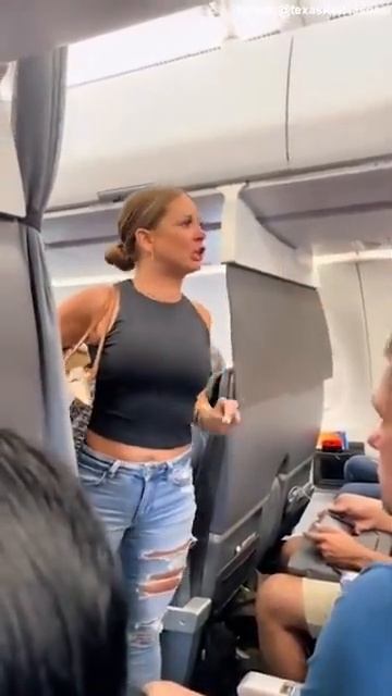 Женщина в самолете в аэропорту Далласа  увидела странное существо (июль 2023)