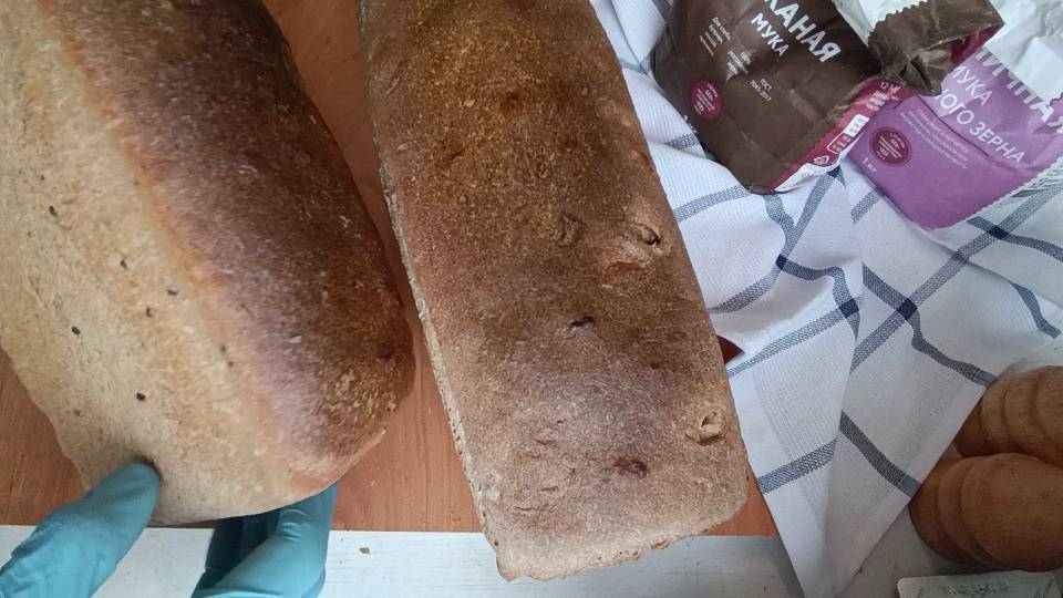 Мой повседневный пшенично-ржаной хлеб на закваске!