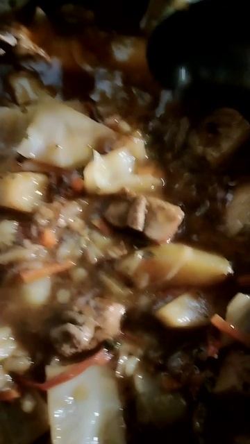 Типа шурпа, пятница, шашлык курица!