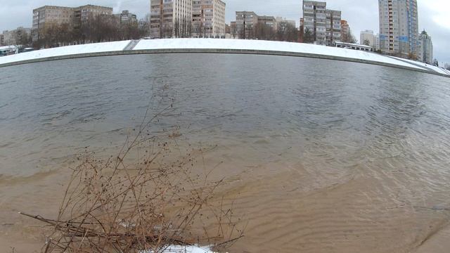 Зимняя ОКА.  Вспоминая теплый февраль.