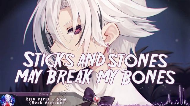 Nightcore - S&M (Rock Version) - (Lyrics)