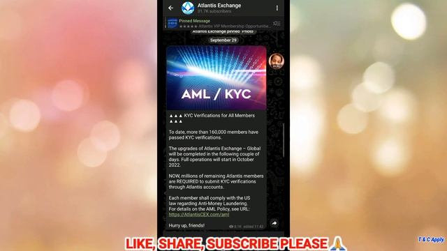 For #withdraw, Do kyc in #Atlantis exchange | @problemcare #verification