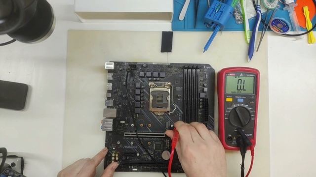 ASRock B365M Phantom Gaming 4 - Ремонт фазы питания процессора