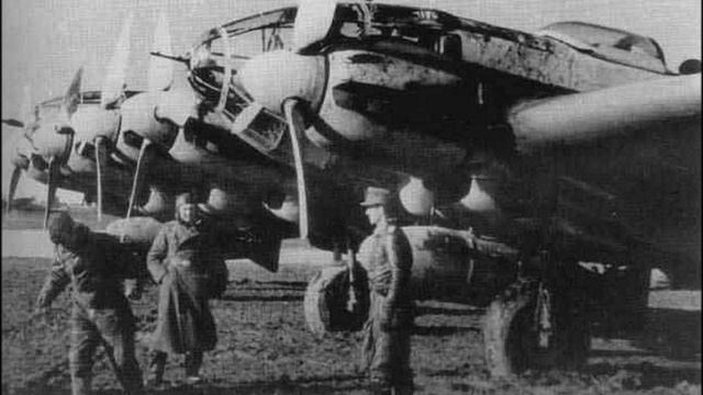 Giant aircraft of the Third Reich Heinkel 111 Zwilling. A very successful Siamese twin.