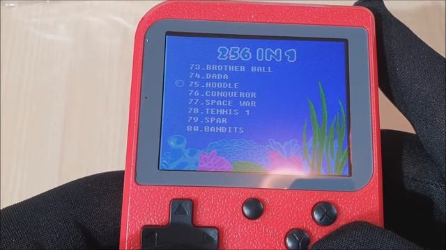 Handheld game console model GT-4280 Unboxing