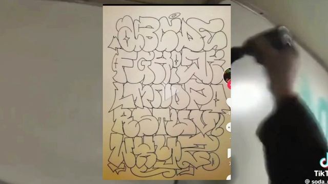 алфавиты для граффити