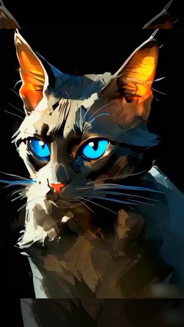 Анимированные 4К Обои с Котом