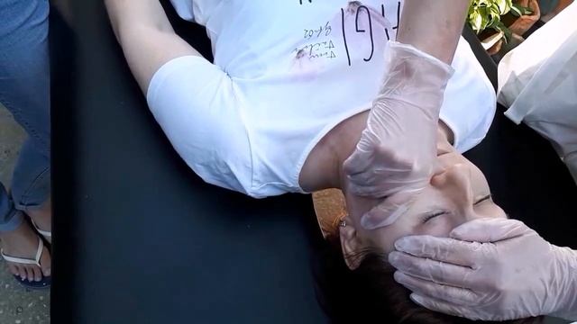 Массаж лица. Мастер класс по моделированию лица. Фестиваль массажа в Крыму (Коктебель 2018)